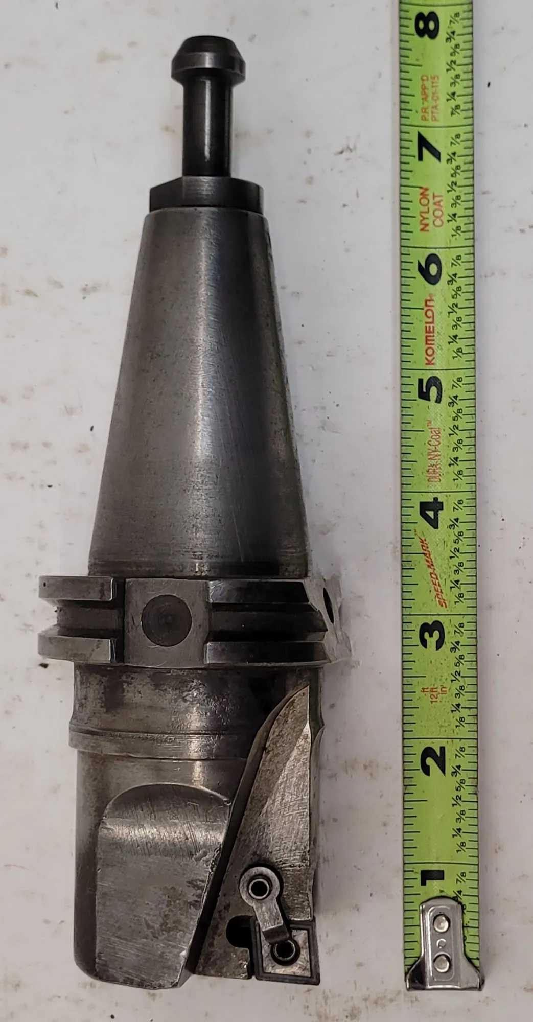 Carboloy End Mill Tool Holder, CAT 40 Taper, OAL 7-3/8in, Width 2 Inches - MACHINING ACCESSORIES & TOOLING