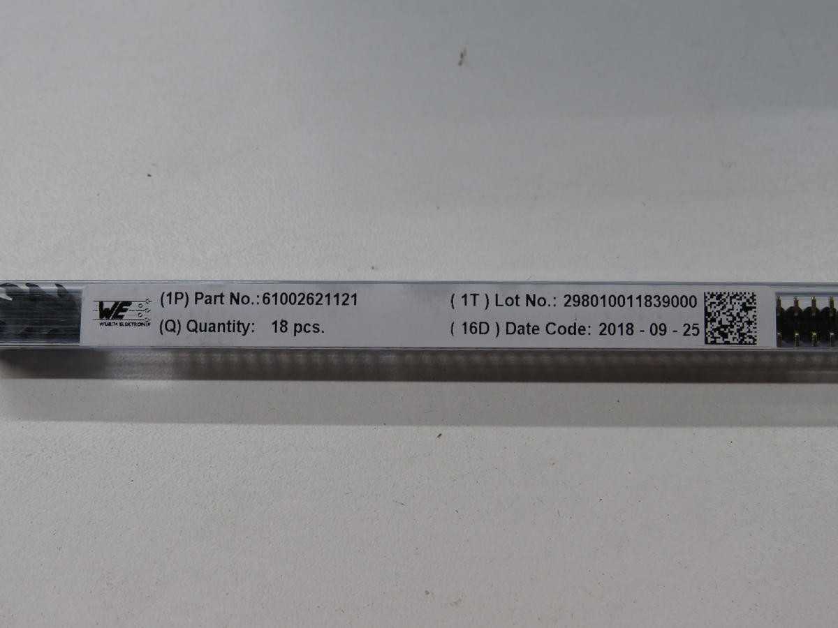 330 Wurth Elektronik 61002621121 Pin Header Board-To-Board Connectors Lot - SURFACE CLEANING