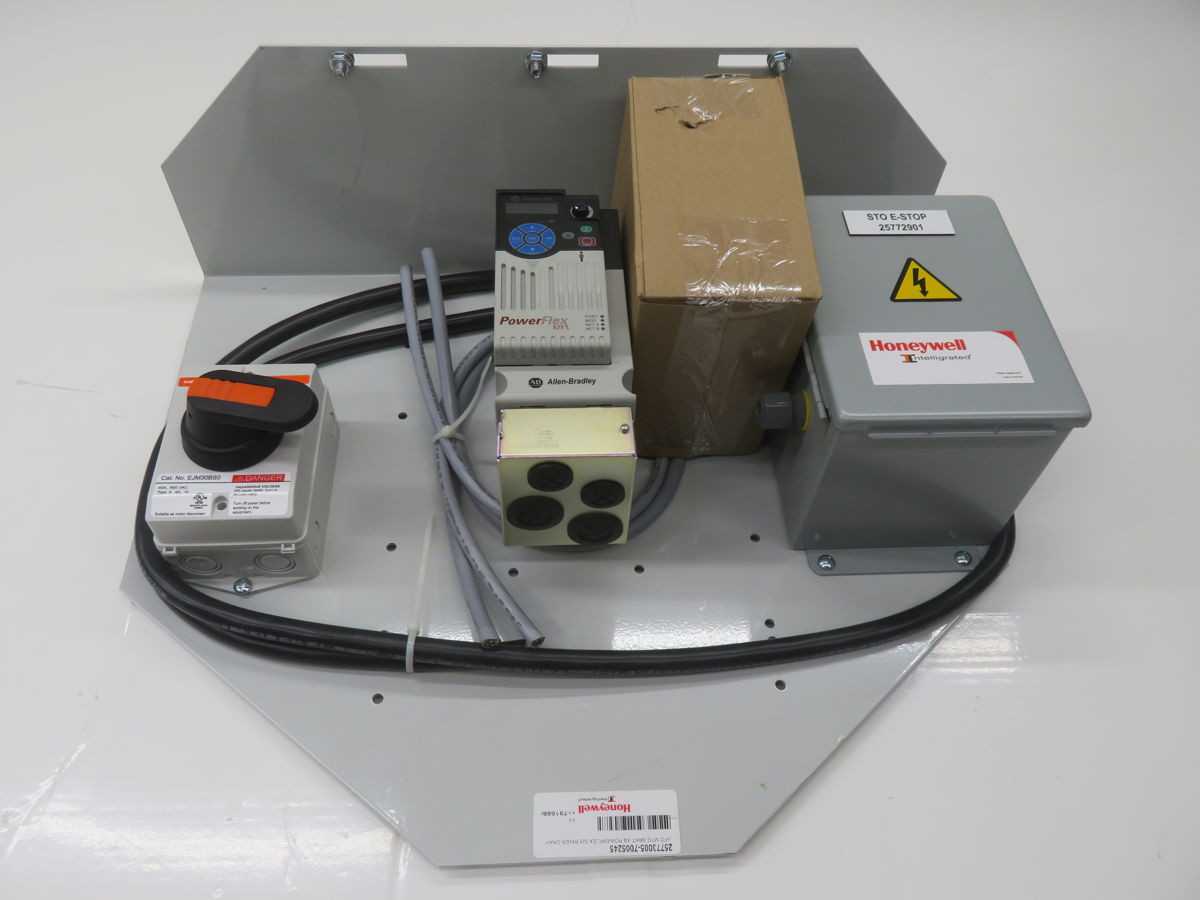 HONEYWELL 25773005-7005245 25B-D010N104 VFD MTG BRKT AB POWERFLEX 525 CONTROL ASSY T266707 - MOTOR DRIVES