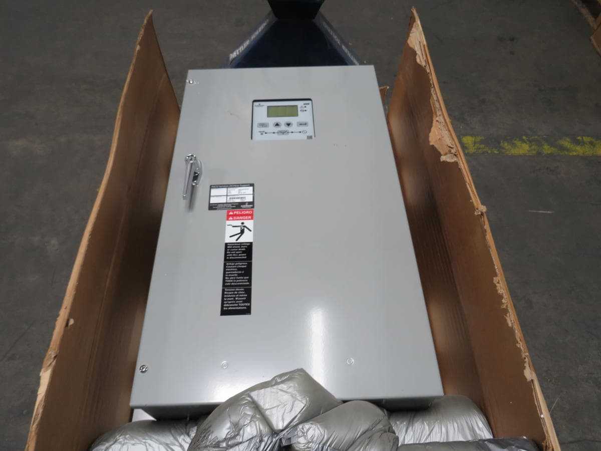 ASCO D03ATSB20150CG0C TRANSFER SWITCH, 150A CURRENT, 1-PHASE, 3-POLE, 208-240V AC, 60HZ - SWITCHGEAR