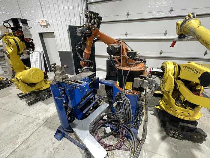 2014 KUKA KR16-2 ROBOTIC TUBE BENDER, 16KG PAYLOAD, 1611MM REACH, KRC4 CONTROLLER - ARTICULATED ROBOTS