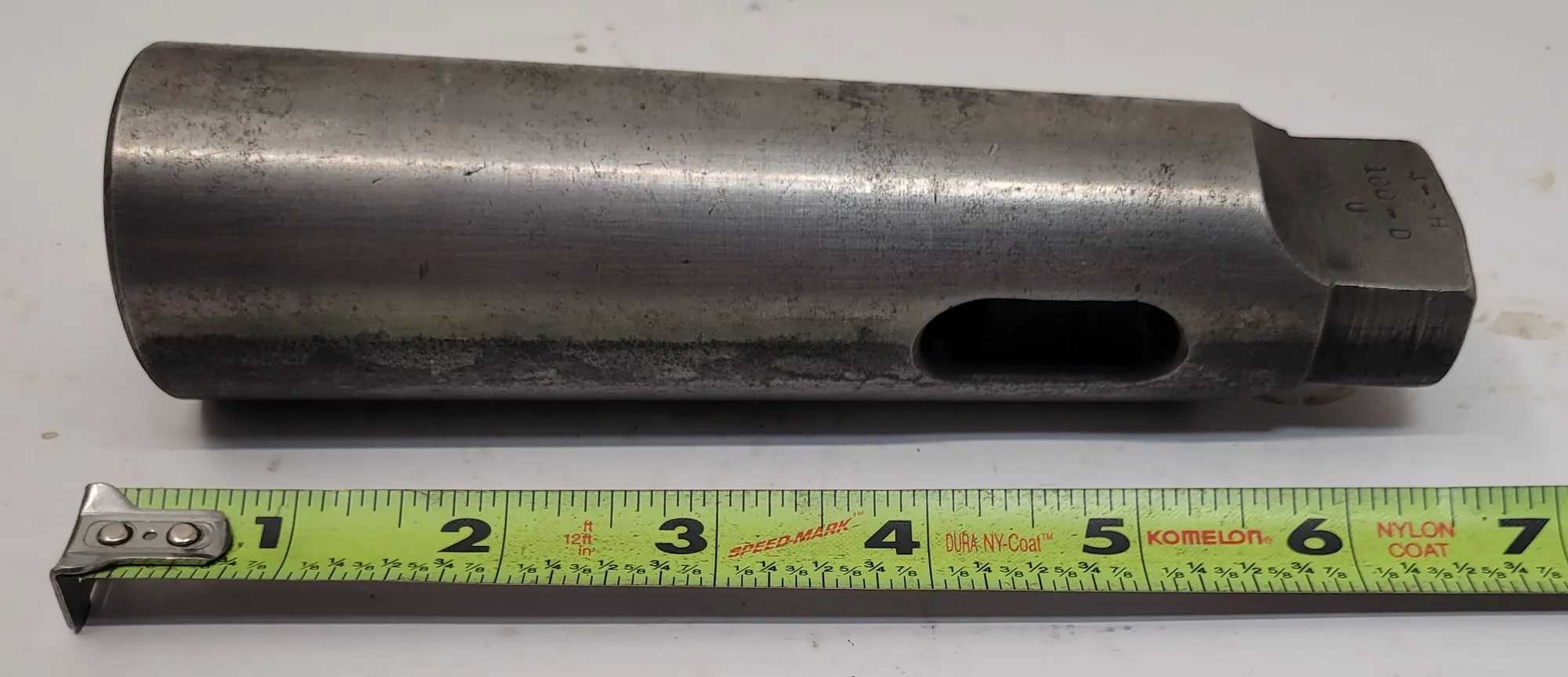 SCULLY JONES MORSE TAPER ADAPTER SLEEVE - MT4 TO MT5 (8 AVAILABLE) OAL: 6.5” - MACHINE TOOLING