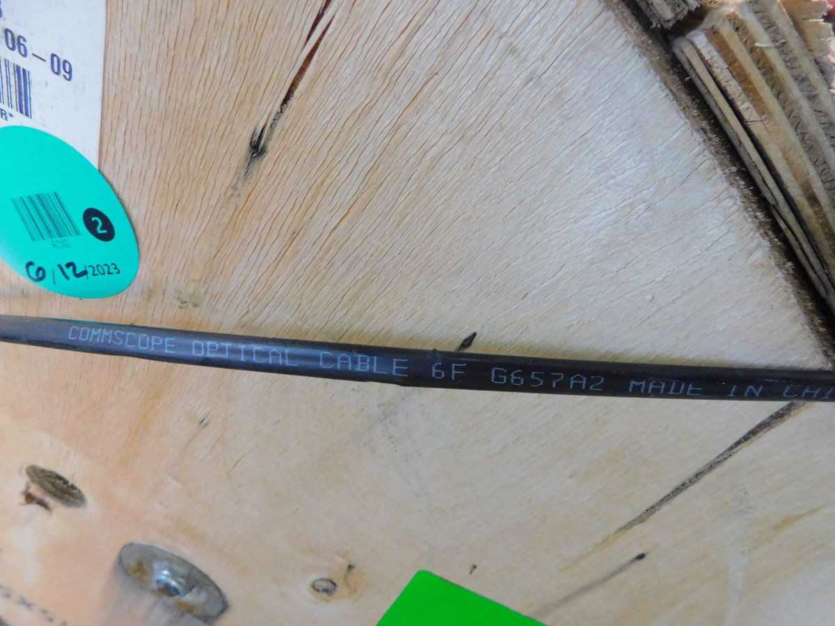 Commscope 860651483 Sm Fo Cable, 6 Fiber, 21000 Ft Length, G.657.A2 Os2 - FIBER OPTIC CABLE