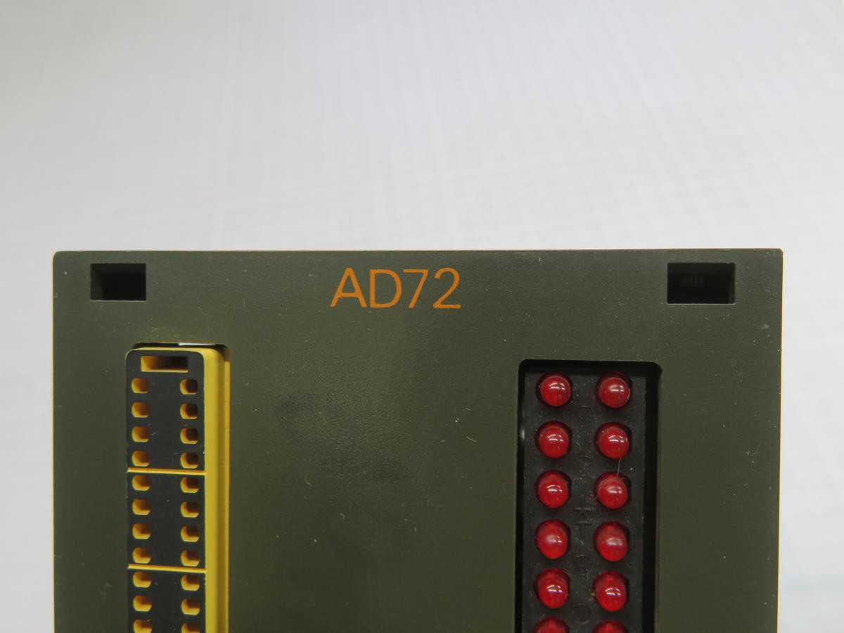 MITSUBISHI AD-72, CONTROLS PLCS, 2 AXIS, 200 KPPS MAX FREQ, 2 AXIS LINEAR INTERPOLATION - PLC MODULES