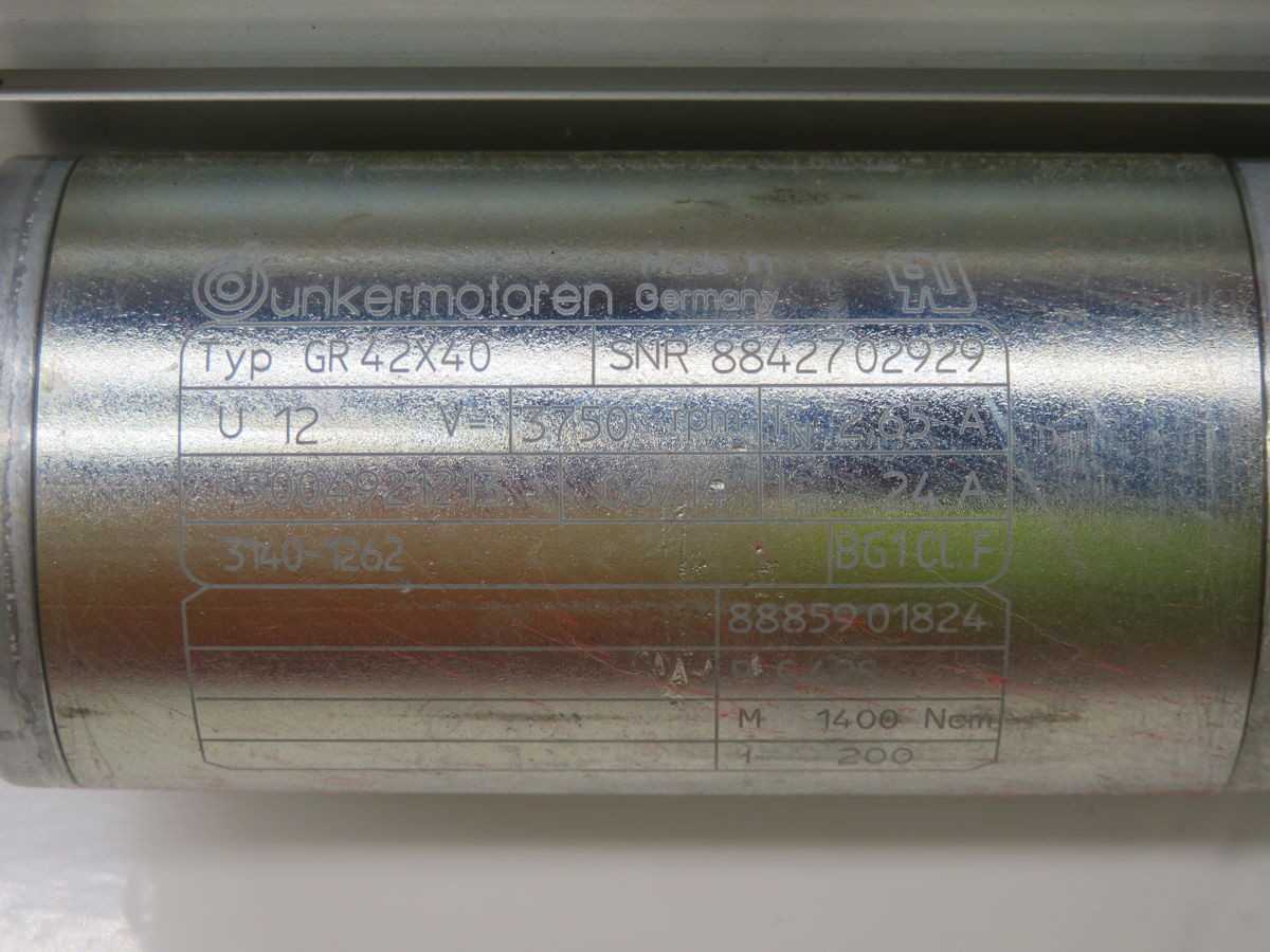 DUNKERMOTOREN GR42X40 MOTOR T261365 - GEARMOTOR
