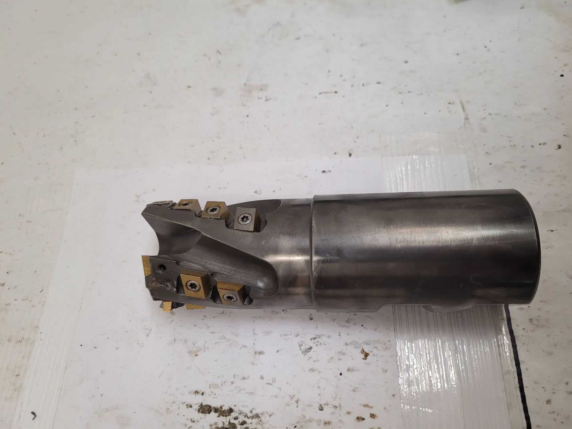 INGERSOLL - RAND CO. 2.0" INSERT MILL, 2.0" DIAMETER SHANK, 3.25" LOC - MACHINING TOOLING & PARTS
