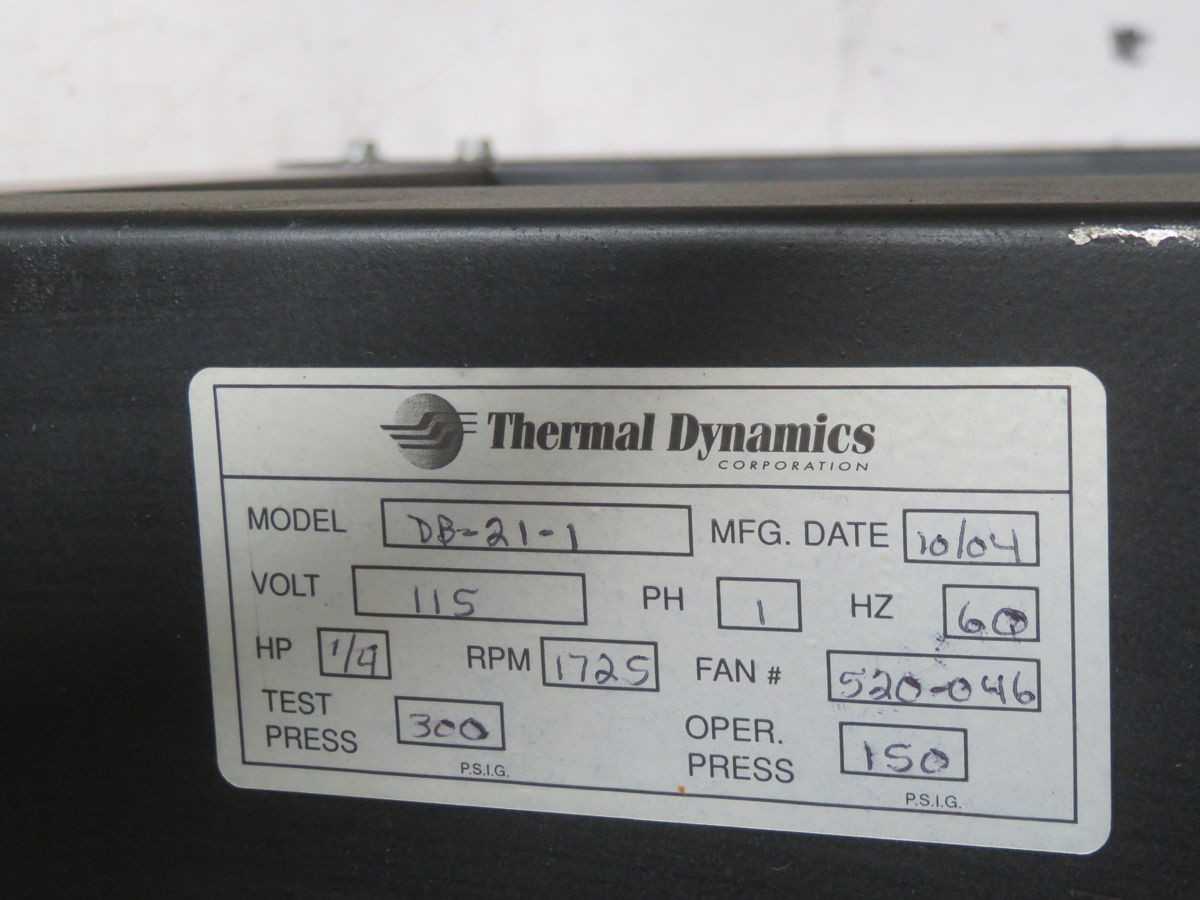 THERMAL DYNAMICS DB-21-1 PUMP RESERVOIR FAN T265304 - PUMPS