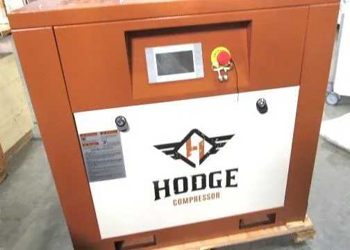 2022 HODGE HD10 10HP ROTARY SCREW AIR COMPRESSOR & HAD42 DRYER, 38CFM POWERHOUSE! - STATIONARY AIR COMPRESSOR