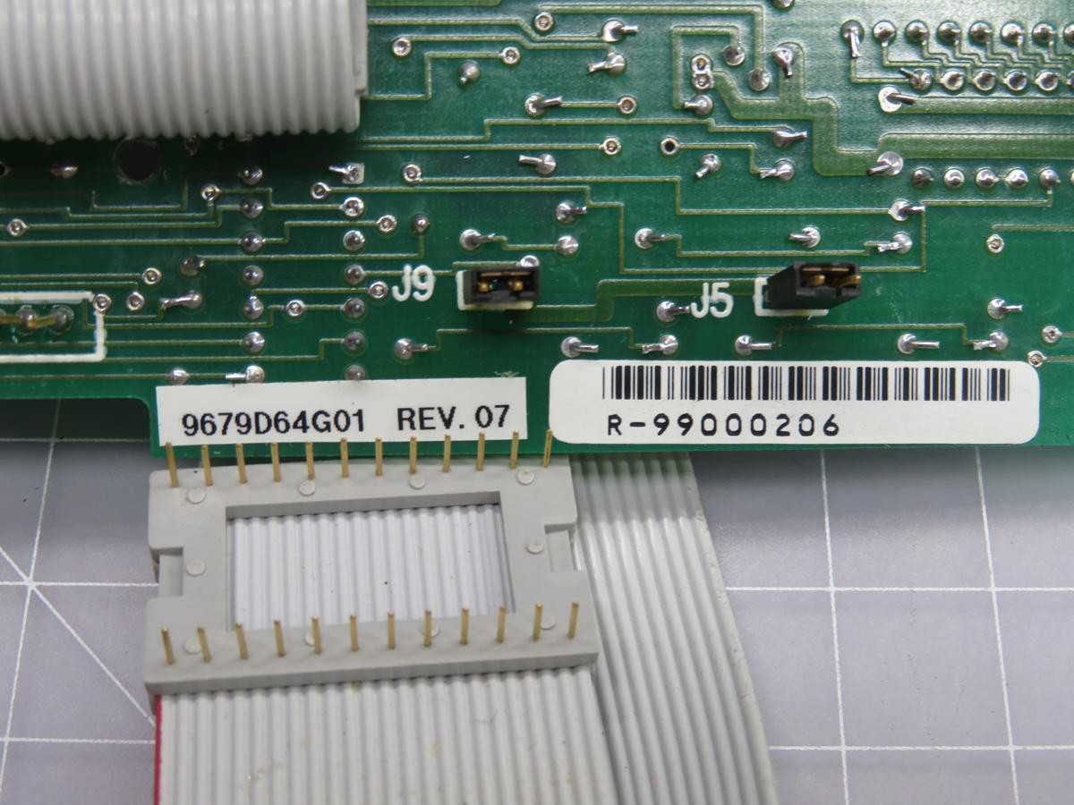 WESTINGHOUSE 9679D60G01 CIRCUIT BOARD, IR RECEIVER, CONTROL PUSH BUTTONS, INDICATOR LEDS, MULTI-PIN CONNECTOR - PCB CIRCUIT BOARDS