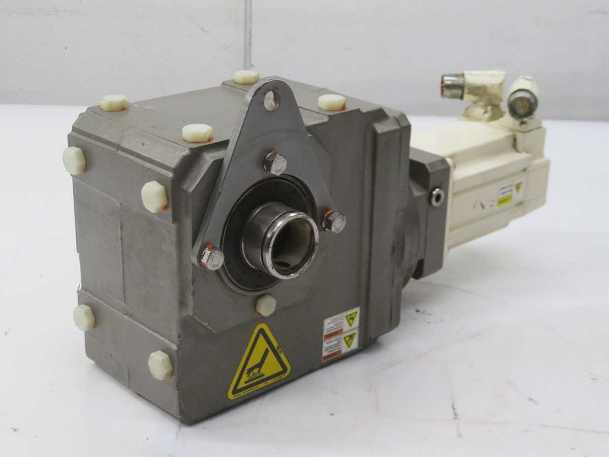 ALLEN BRADLEY MPF-B320P-MJ72BA K202WG046MT10B AC SERVO MOTOR WITH GEARHEAD T267427 - SERVO MOTORS