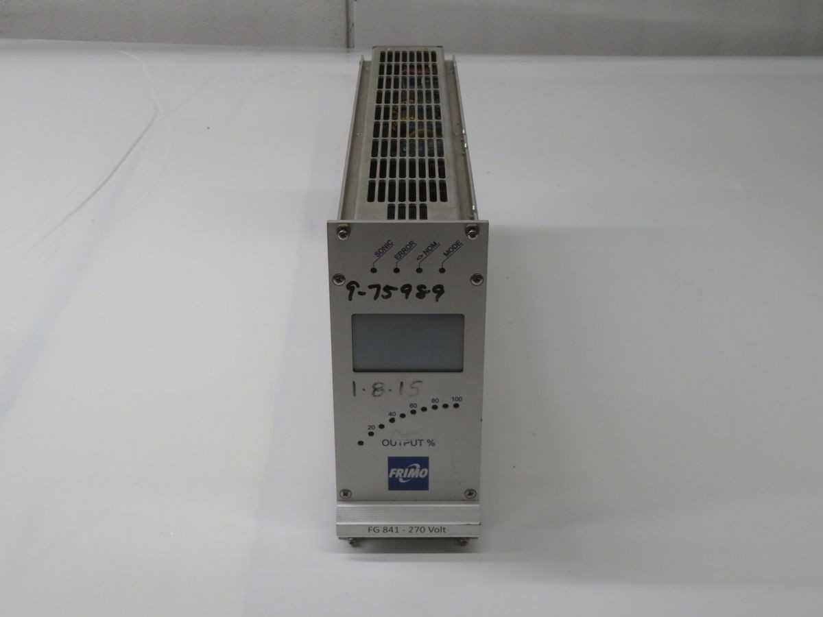 FRIMO FG 841 POWER SUPPLY/CONTROL UNIT T269166 - WELDING EQUIPMENT