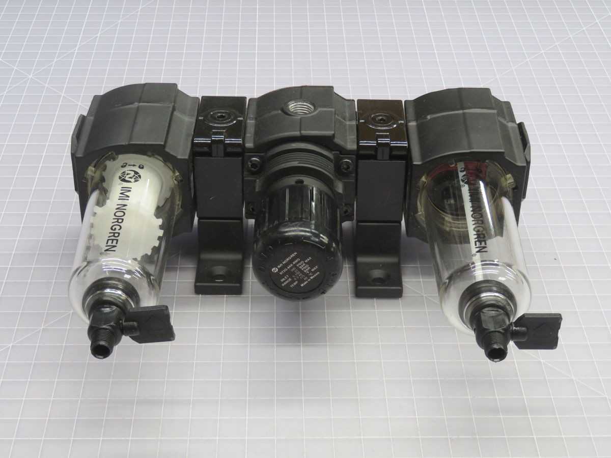 NORGREN C73A-4AK-QT3-RMG-QTB AIR PREPARATION UNIT (FRL) T267964 - FILTER, REGULATOR & LUBRICATOR COMBOS