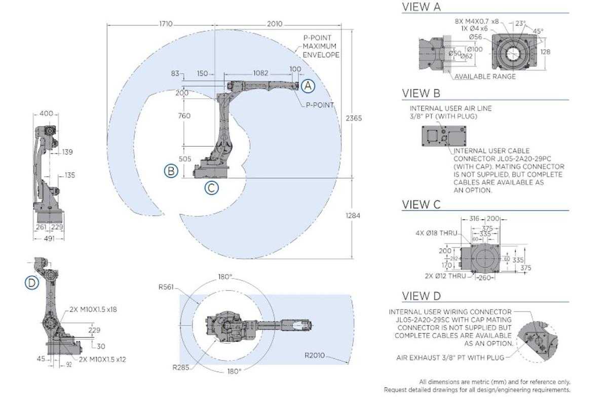 2022 YASKAWA MOTOMAN GP25-12 ARTICULATED ROBOT, 12KG PAYLOAD, 2010MM REACH, YRC1000 CONTROLLER - ARTICULATED ROBOTS