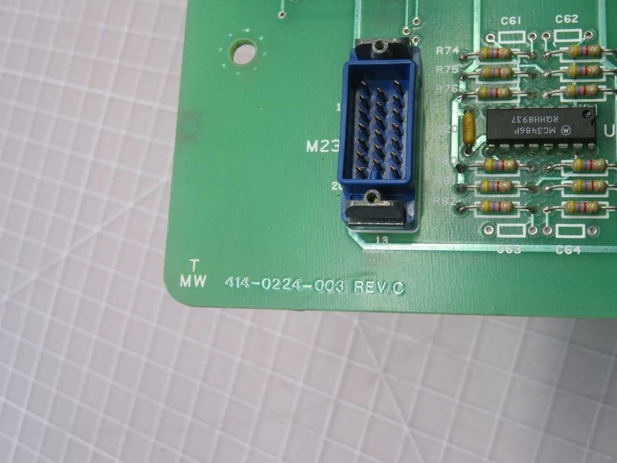 HURCO 415-0024-003 CONTROL RELAY CIRCUIT BOARD T266040 - CONTROL RELAY