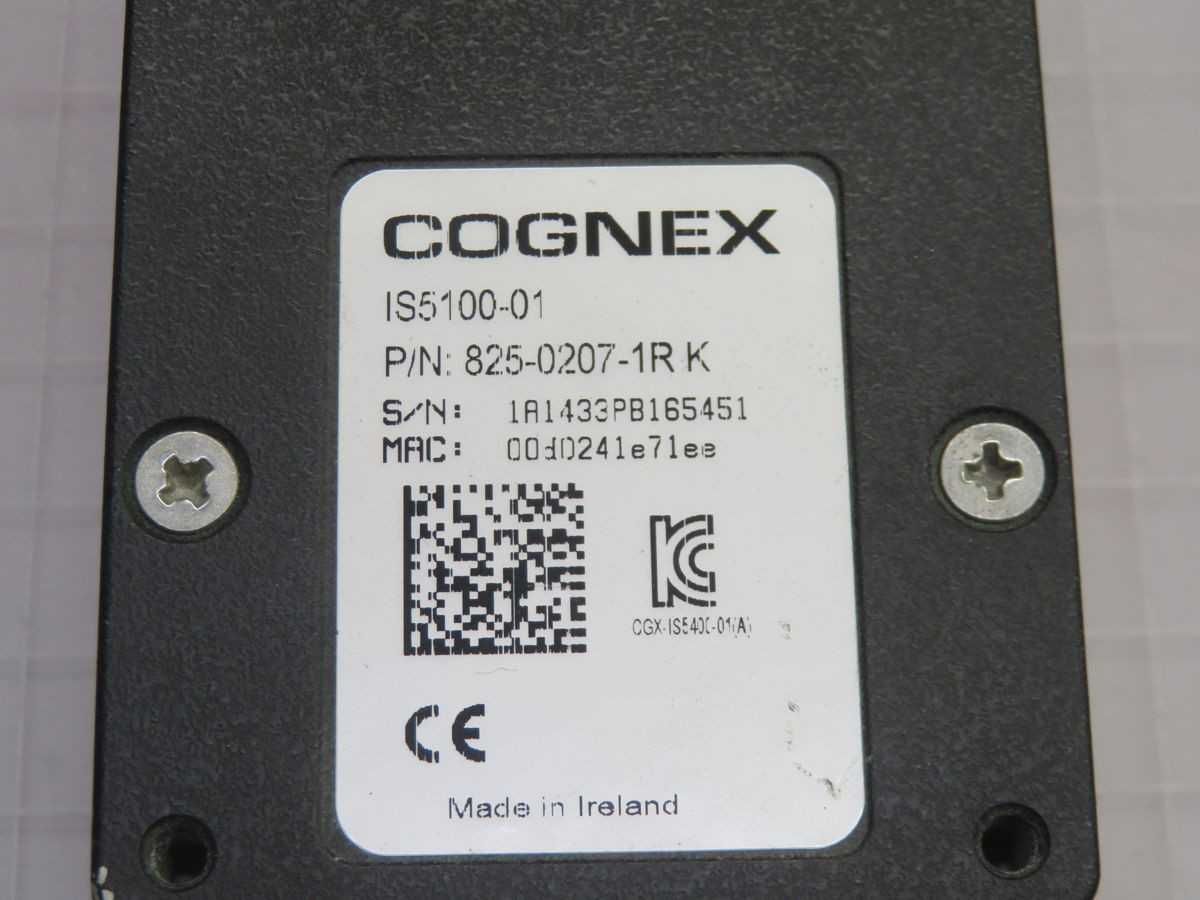 COGNEX IS5100-01 825-0207-1R K DIGITAL VISION CAMERA T265248 - INSPECTION CAMERAS