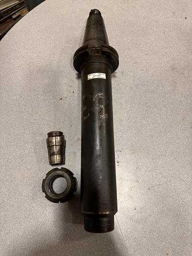 UNIVERSAL ENGINEERING CAT 50 TG100 COLLET HOLDER, 19" LENGTH, ALLOY STEEL, CNC TOOLING - TOOL HOLDERS