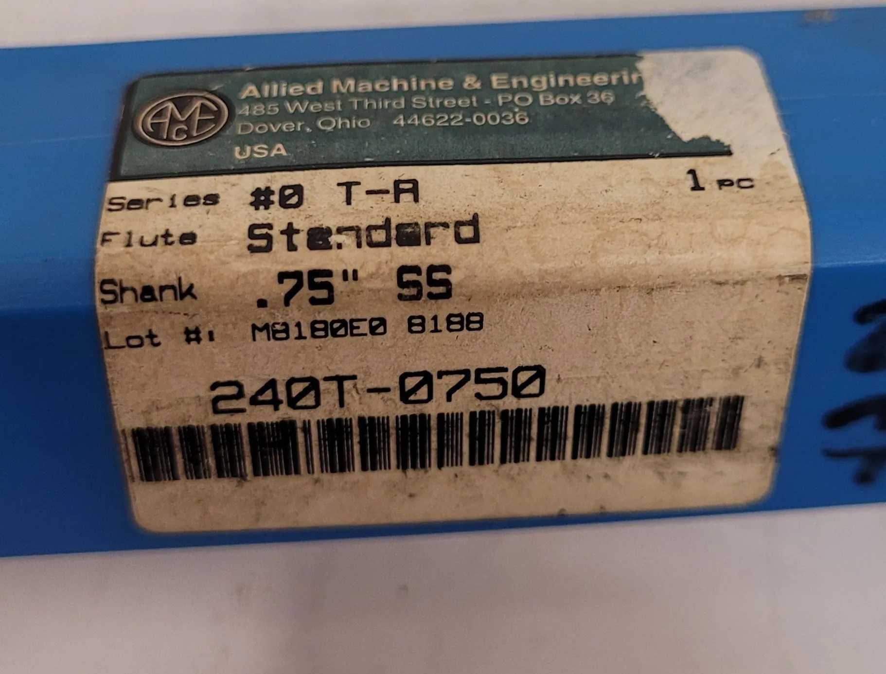 ALLIED MACHINE & ENGINEERING 240T-0750N AMEC EXCHANGEABLE TIP DRILL .586” SPADE DRILL - MACHINE TOOLING