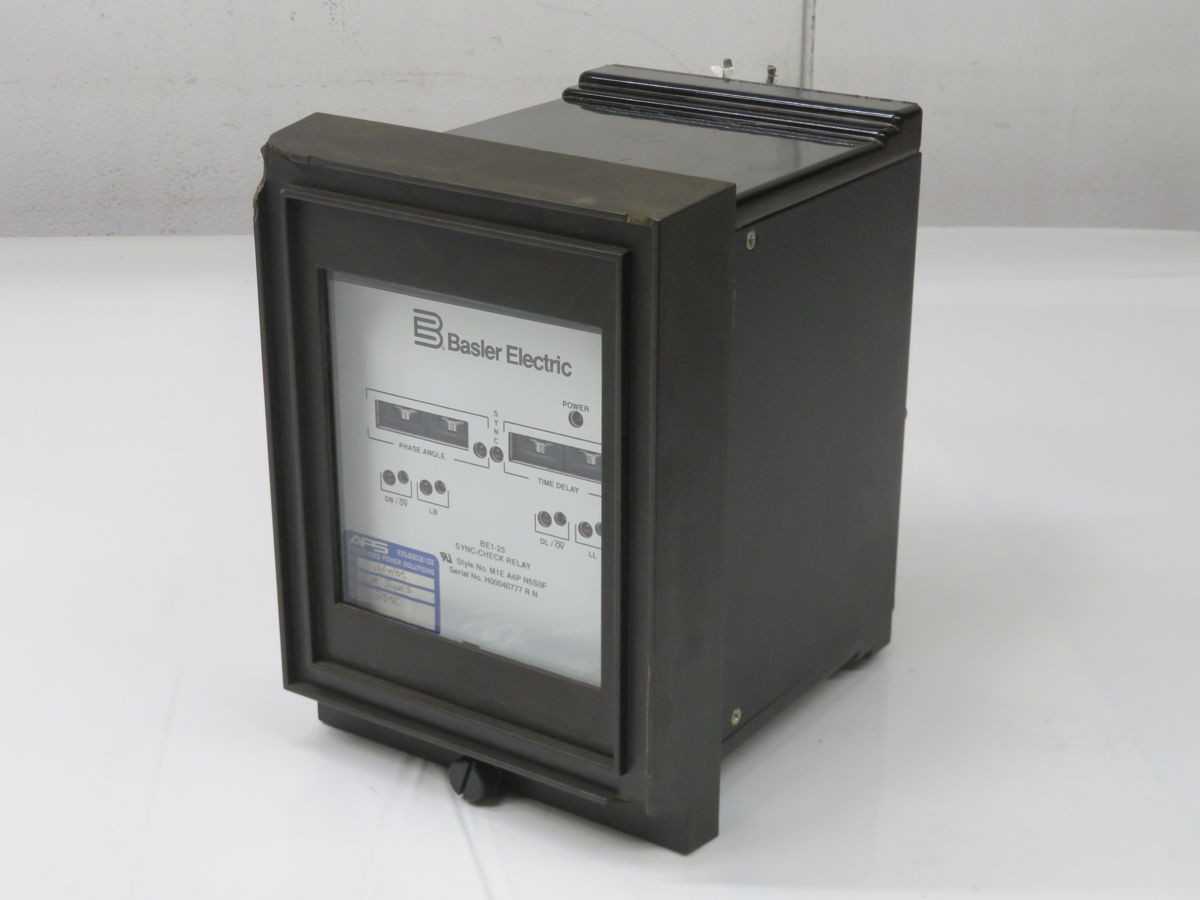 BASLER BE1-25 SYNC-CHECK-RELAY SOLID-STATE SYNCHRONISM CHECK RELAY T268895 - SOLID STATE RELAY