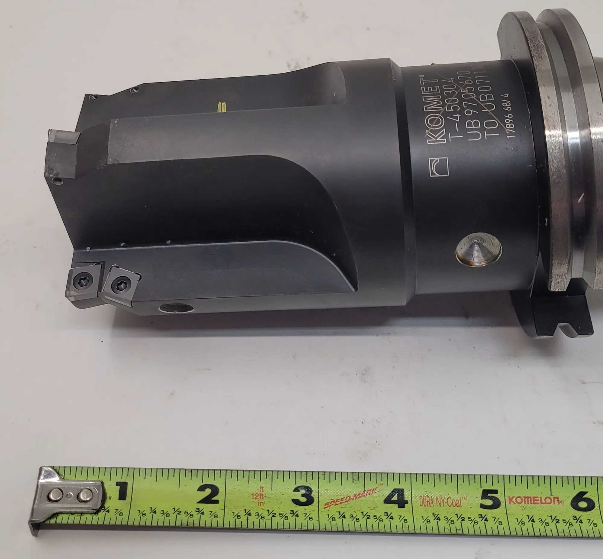KOMET T450304 BORING TOOL W/ CAT50 HOLDER, OAL 12”, 4 FLUTES, 2.8” CUTTING DIAMETER - MACHINING ACCESSORIES & TOOLING