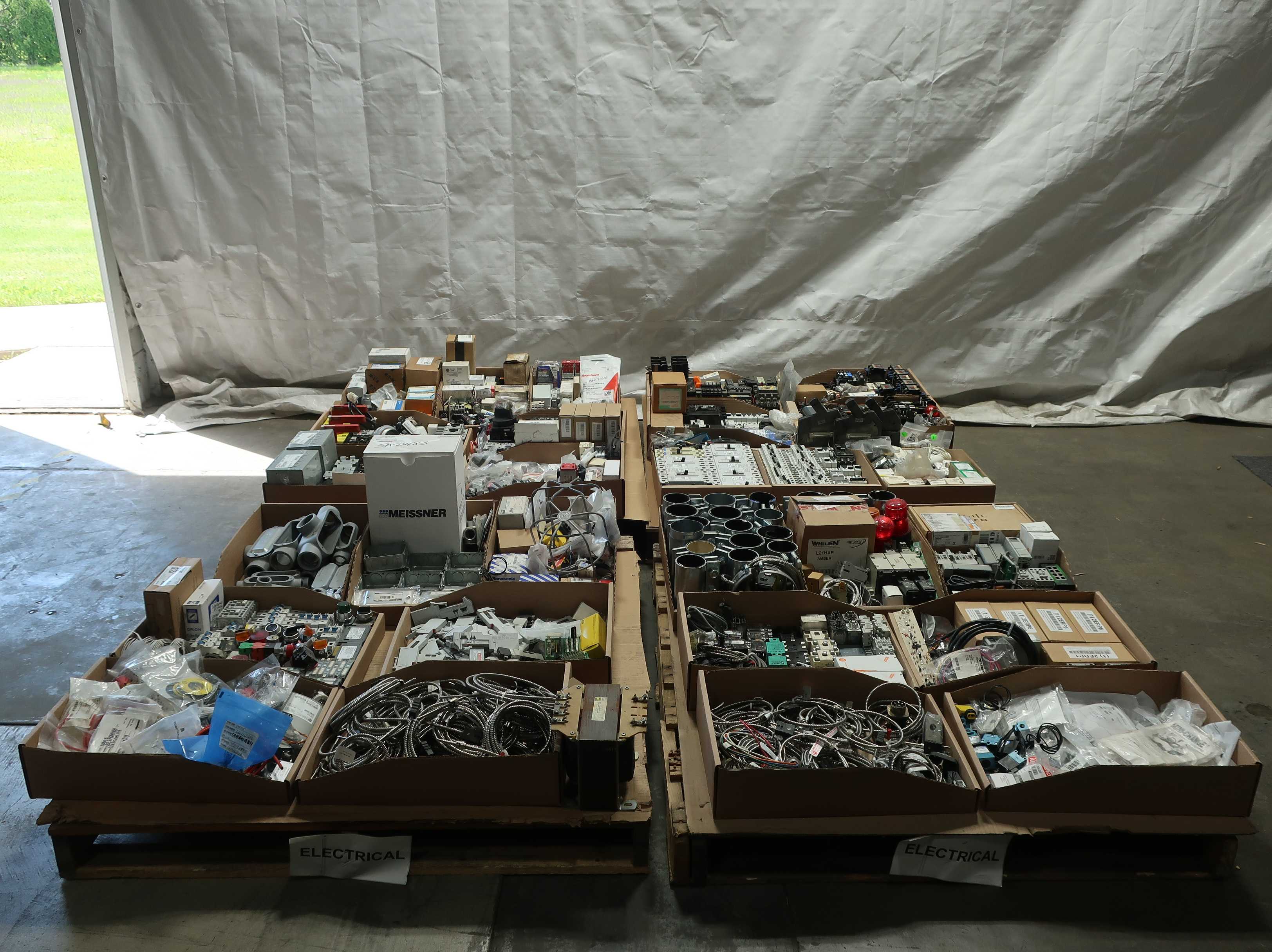 SKU 1766369 - 4 PALLETS OF ASSORTED ELECTRICAL CONTROLS - ELECTRICAL COMPONENTS