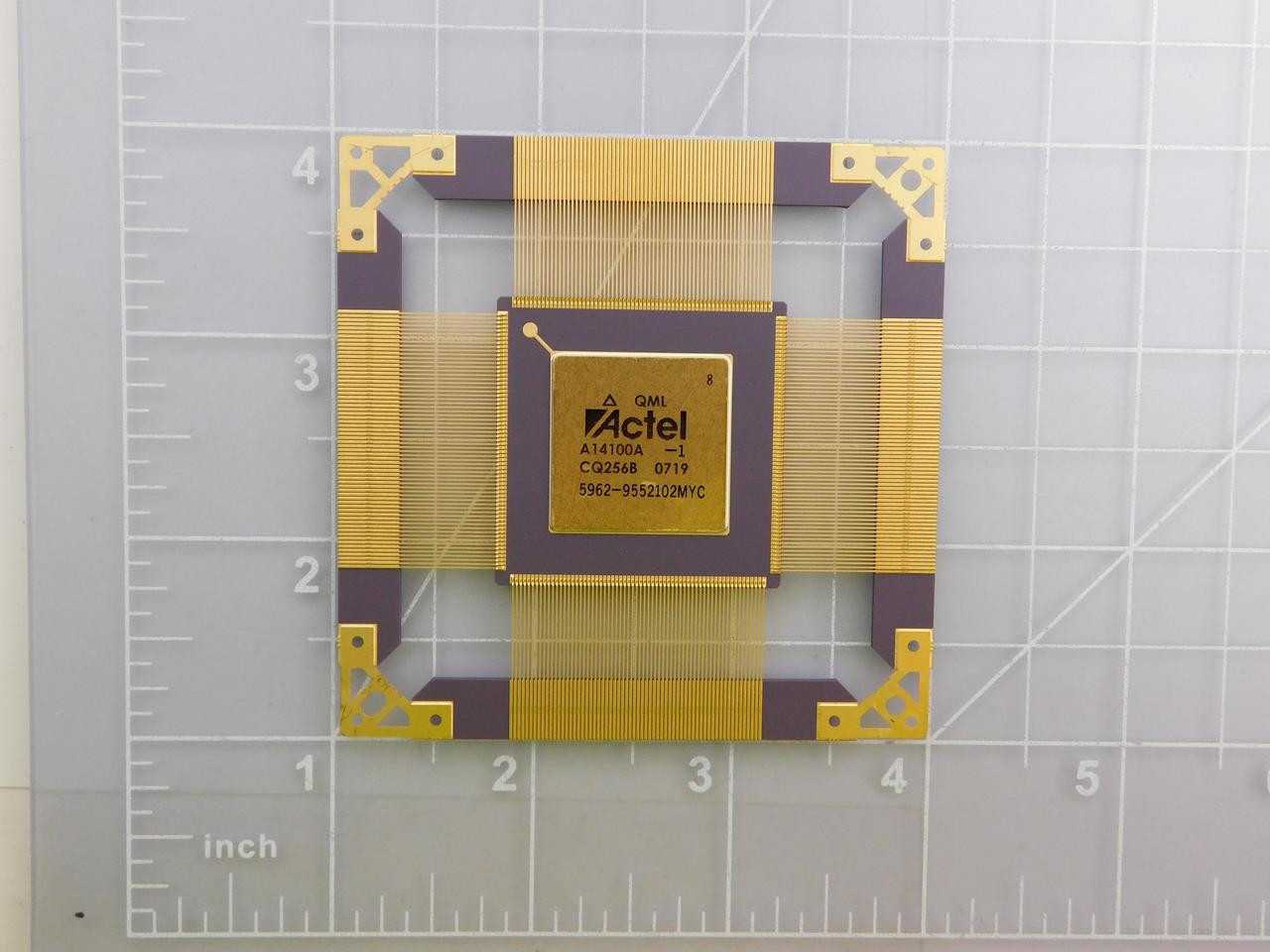 Actel A14100A-1 5962-9552102MYC Fpga, 10k Gates, 228 I/O, 100mhz Max F, 256-Cqfp, -55/+125c Temp - ELECTRONIC COMPONENTS