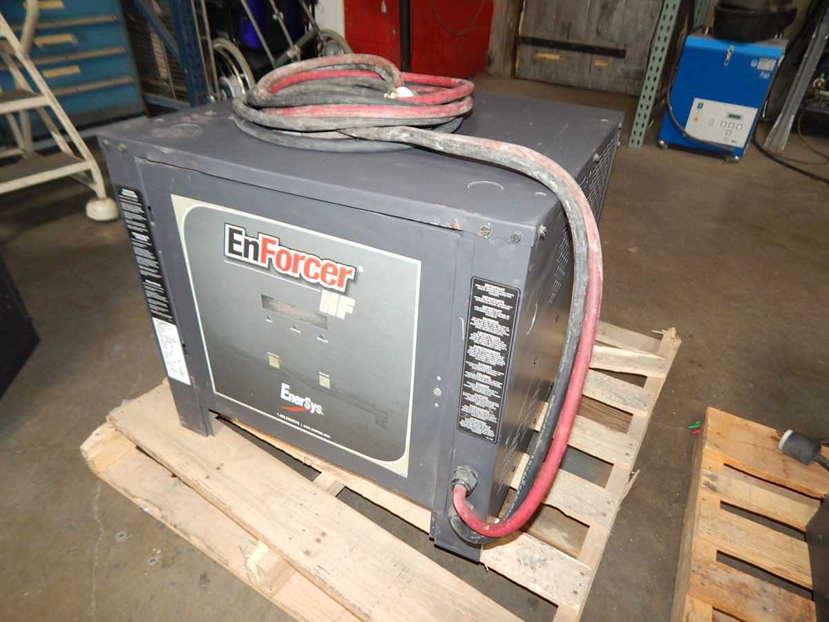 ENER SYS EH3-18-1200 36 VOLT FORKLIFT BATTERY CHARGER 1200 AH M6851 - FORKLIFTS