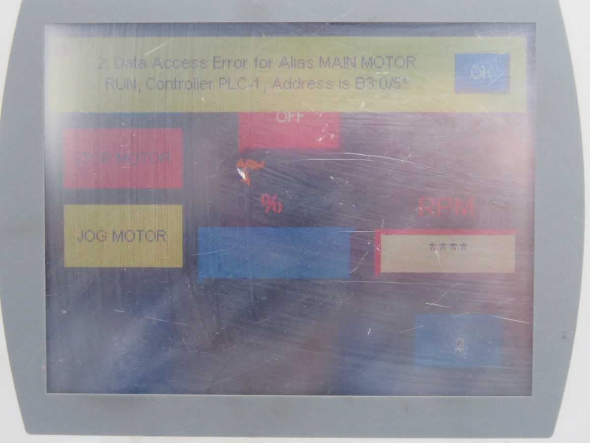 ALLEN BRADLEY 2711C-T6C CONTROL PANEL HMI, 6 INCH TOUCH, 24 VDC POWER, IP65 RATING - OPERATOR INTERFACE PANELS