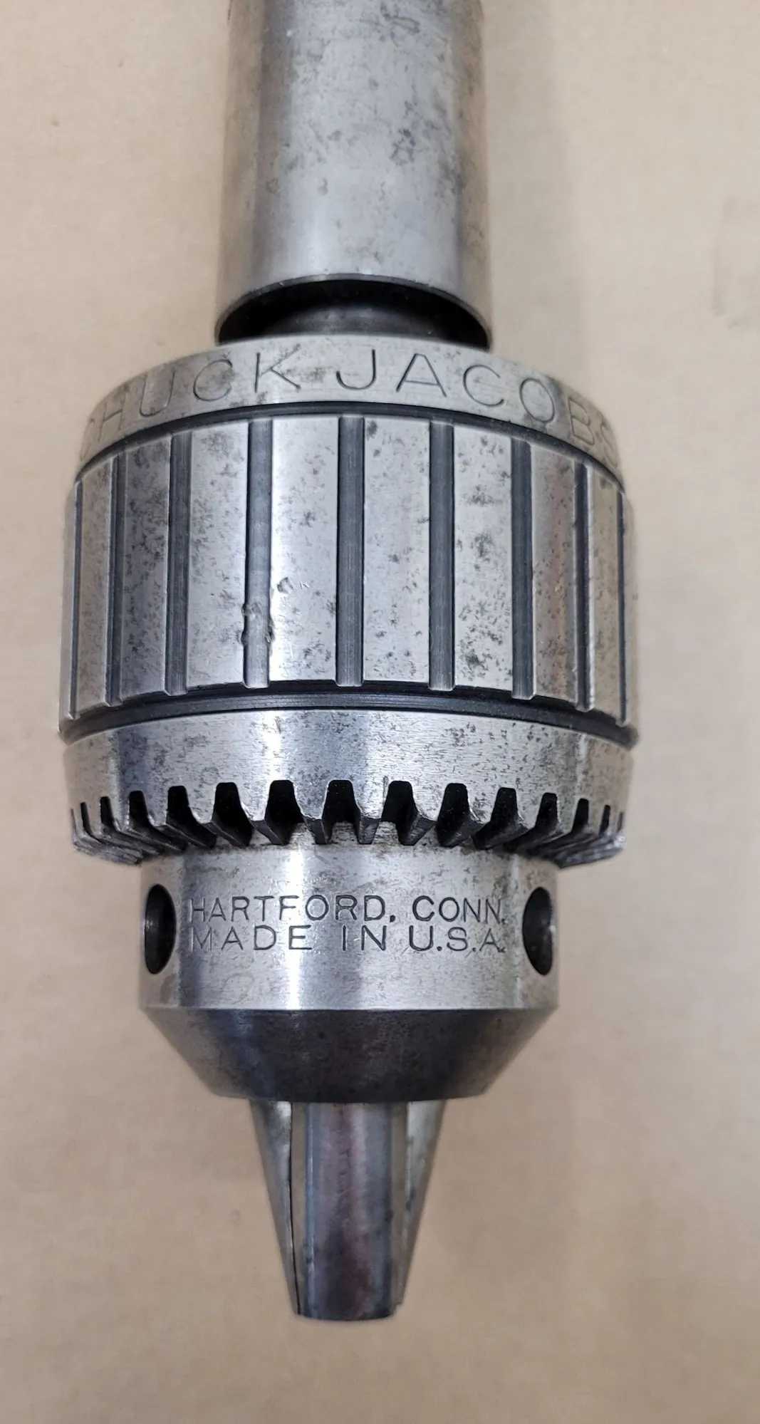 JACOBS 14N DRILL CHUCK, 0-1/2" CAP, W/ AO403 ARBOR, MT4 - MACHINING ACCESSORIES & TOOLING
