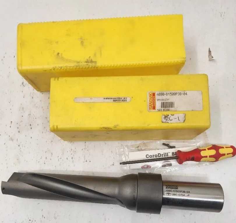 SANDVIK A880 D1500P38-04 INDEXABLE DRILL, 1.5" SHANK - MACHINING TOOLING & PARTS
