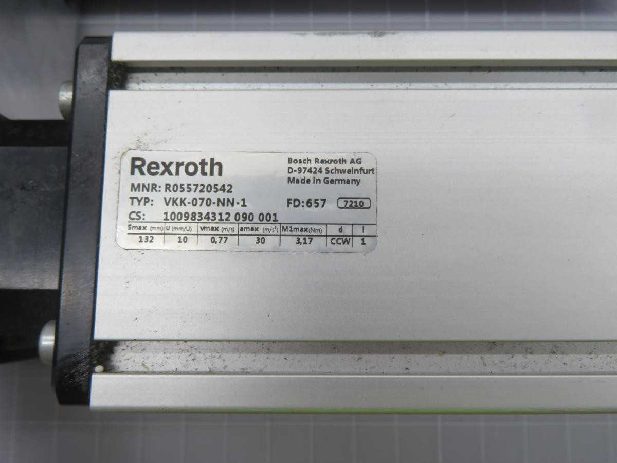 REXROTH MSK030C-0900-NN-M1-UGO-NNNN R911308683 SERVO MOTOR, 0.8 NM TORQUE - SERVO