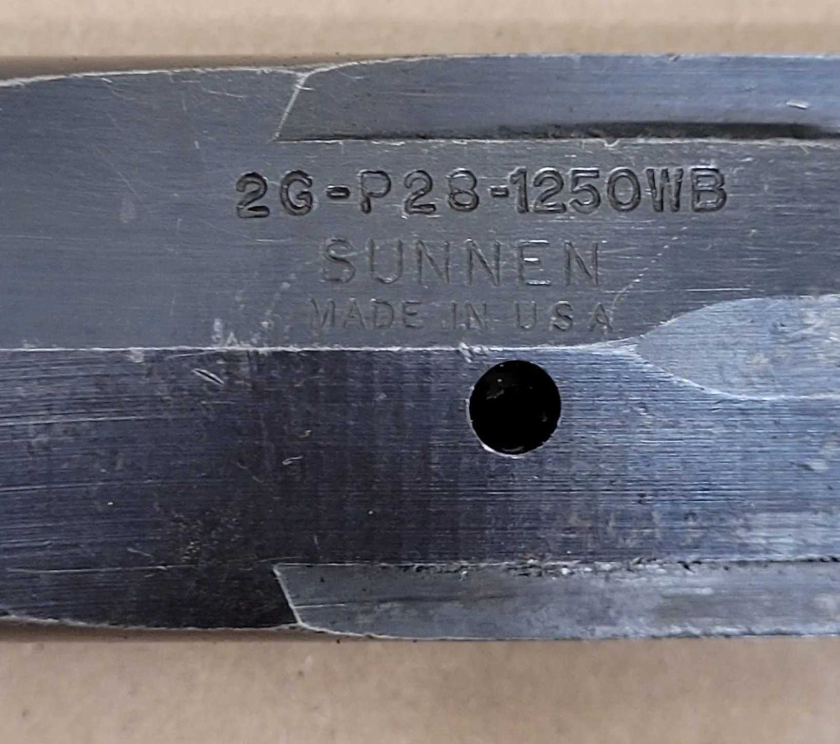 SUNNEN 2G-P28-1250 WB HONING MANDREL, 1.230-1.375 INCH DIAMETER RANGE, P28 STONE SIZE - MACHINE TOOLING