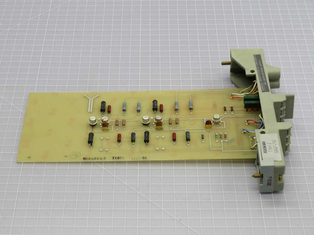 FOXBORO 2A0-V31-FGB, VOLTAGE TO CURRENT CONVERSION MODULE, 0-10 VDC INPUT, 4-20 MA OUTPUT - PLC MODULES