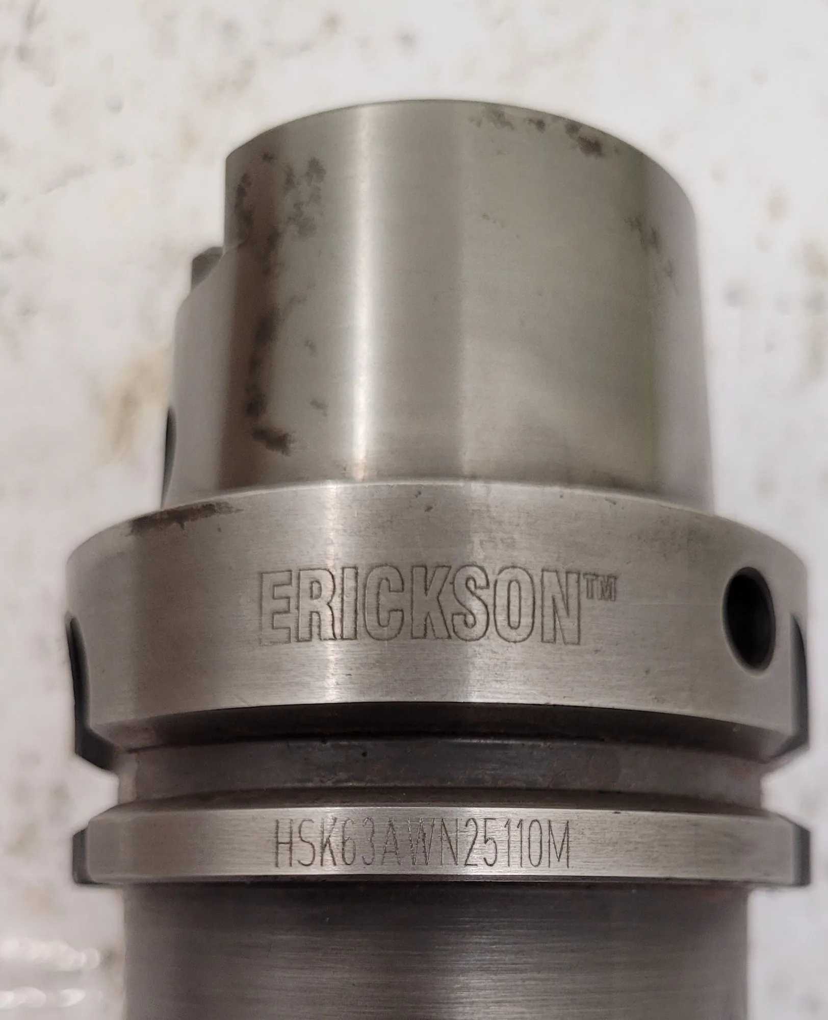 Kennametal Erickson HSK63AWN25110M Whistle Notch Adaptor - MACHINING ACCESSORIES & TOOLING
