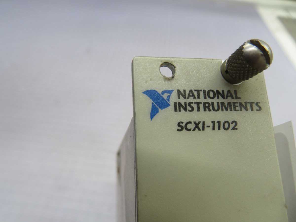 NATIONAL INSTRUMENTS SCXI-1102 183087F 01 THERMOCOUPLE AMPLIFIER MODULE T262830 - RTDs & THERMOCOUPLES