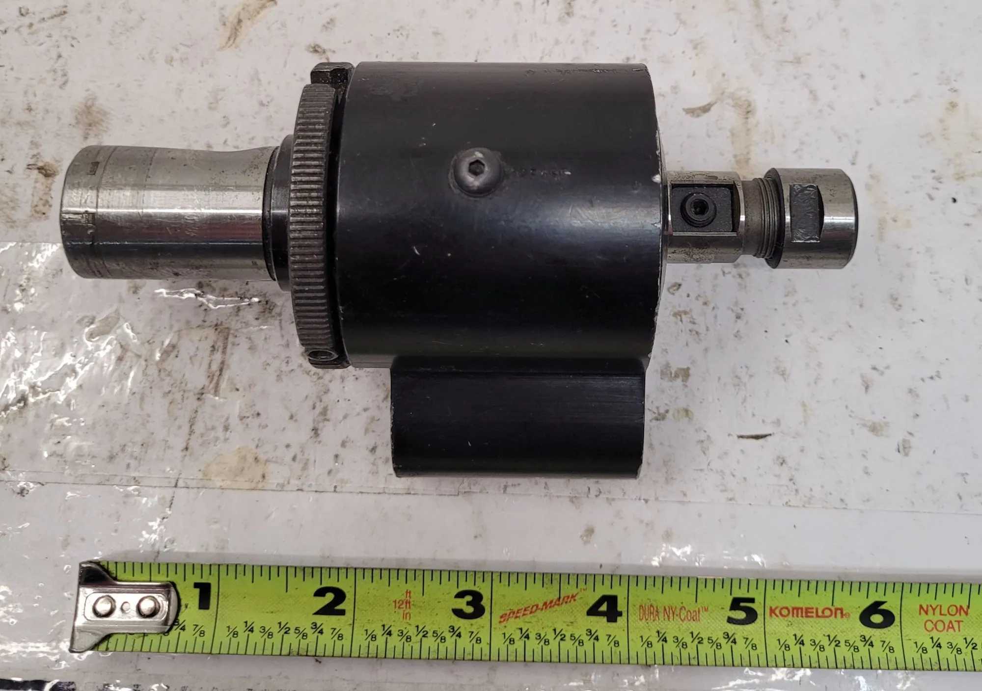 KENNAMETAL SS100RV385 #4-1/4 REVERSE TAPPING HEAD ATTACHMENT W/ 1" SHANK (M2.5-M7) - MACHINE TOOLING