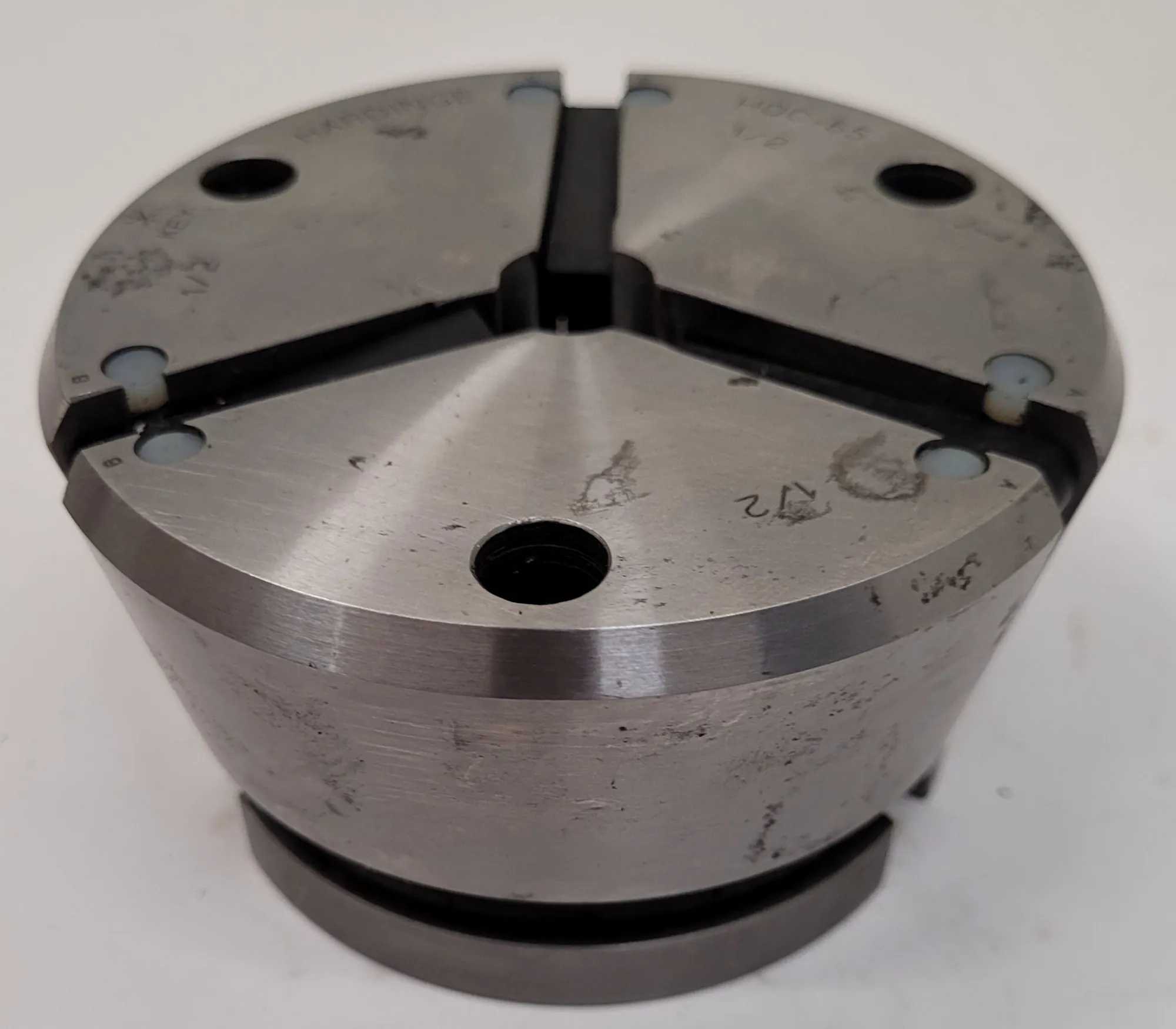 HARDINGE HQC-65 QUICK CHANGE COLLET, SERIES 65, 1/2IN SIZE, 2.25” HEIGHT, NON-SERRATED - MACHINING ACCESSORIES & TOOLING