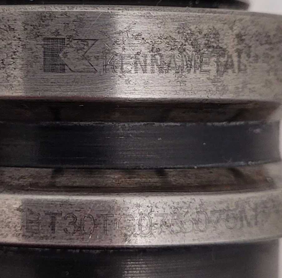 Kennametal BT30TG075075M CAT 30 Taper Collet Chuck, TG75 Series, 75mm Gage Length - MACHINING ACCESSORIES & TOOLING