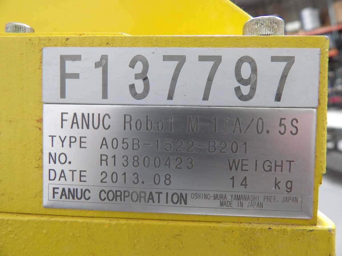 FANUC M-1IA 0.5S ROBOTS, 4 AXIS, 0.5 KG PAYLOAD, 280 MM REACH, ±0.02 MM REPEATABILITY - DELTA ROBOTS
