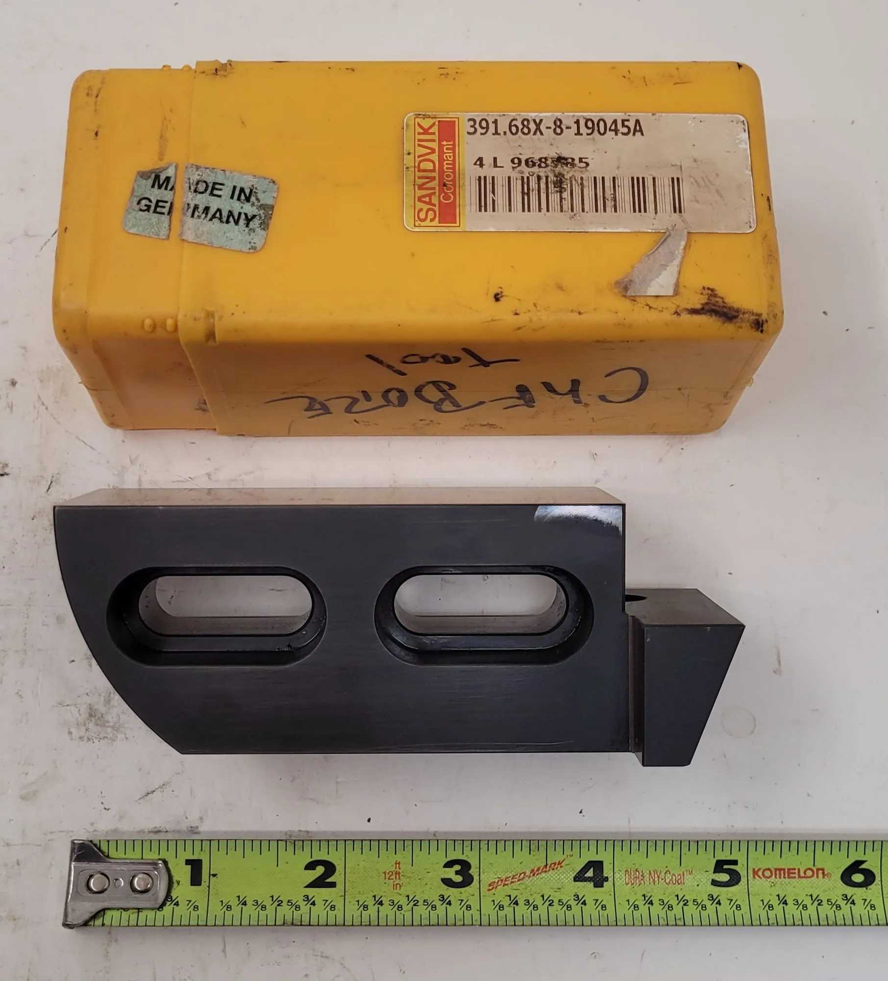 SANDVIK COROMANT SLIDE FOR DUOBORE, MODEL 391.68X-8-19045A - MACHINING TOOLING & PARTS