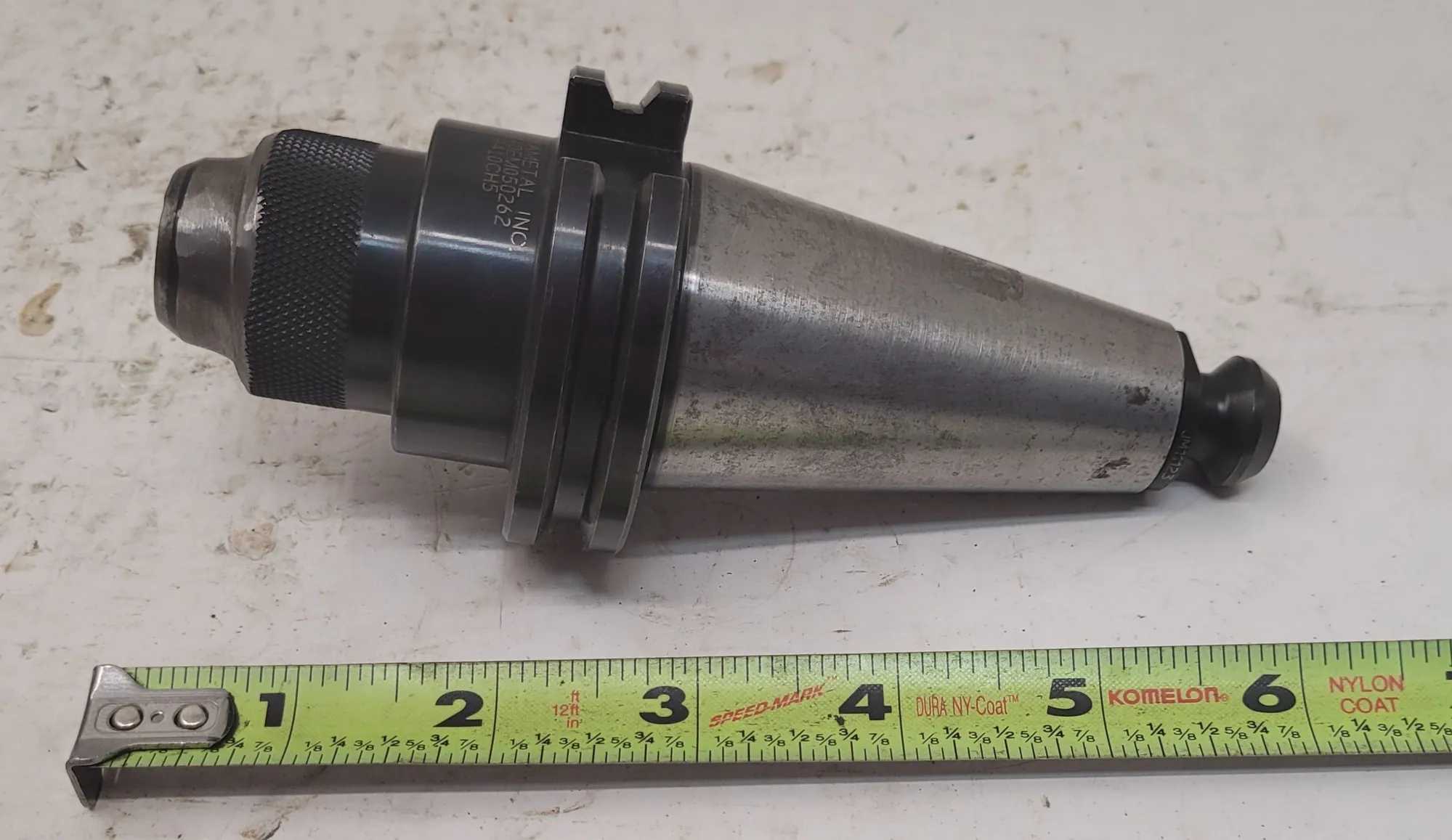 KENNAMETAL CV40EM050262 CAT 40 END MILL HOLDER - MACHINE TOOLING