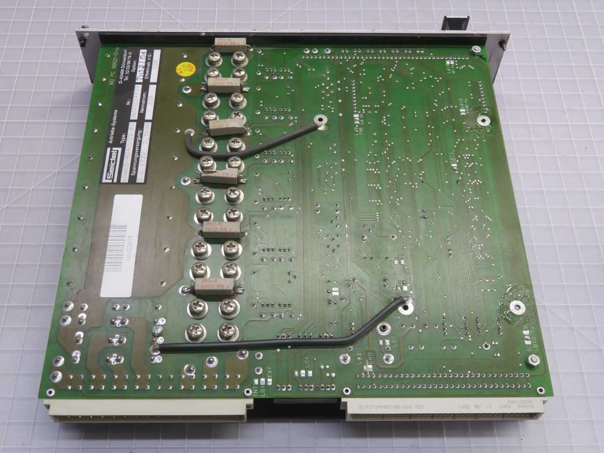 1 SEIDEL 60WKS-M240/22-PO 0600224979 ANALOG SERVO AMPLIFIER DRIVES T265121 - SERVO