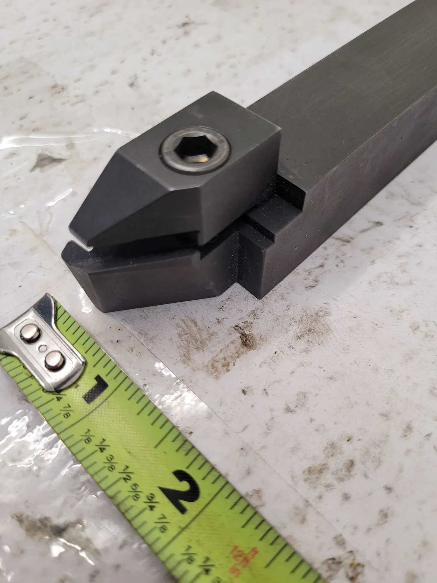 TOOL-FLO TH13959 TOOLHOLDER, 1”X1” SQUARE SHANK, 8.25” OAL - MACHINING TOOLING & PARTS