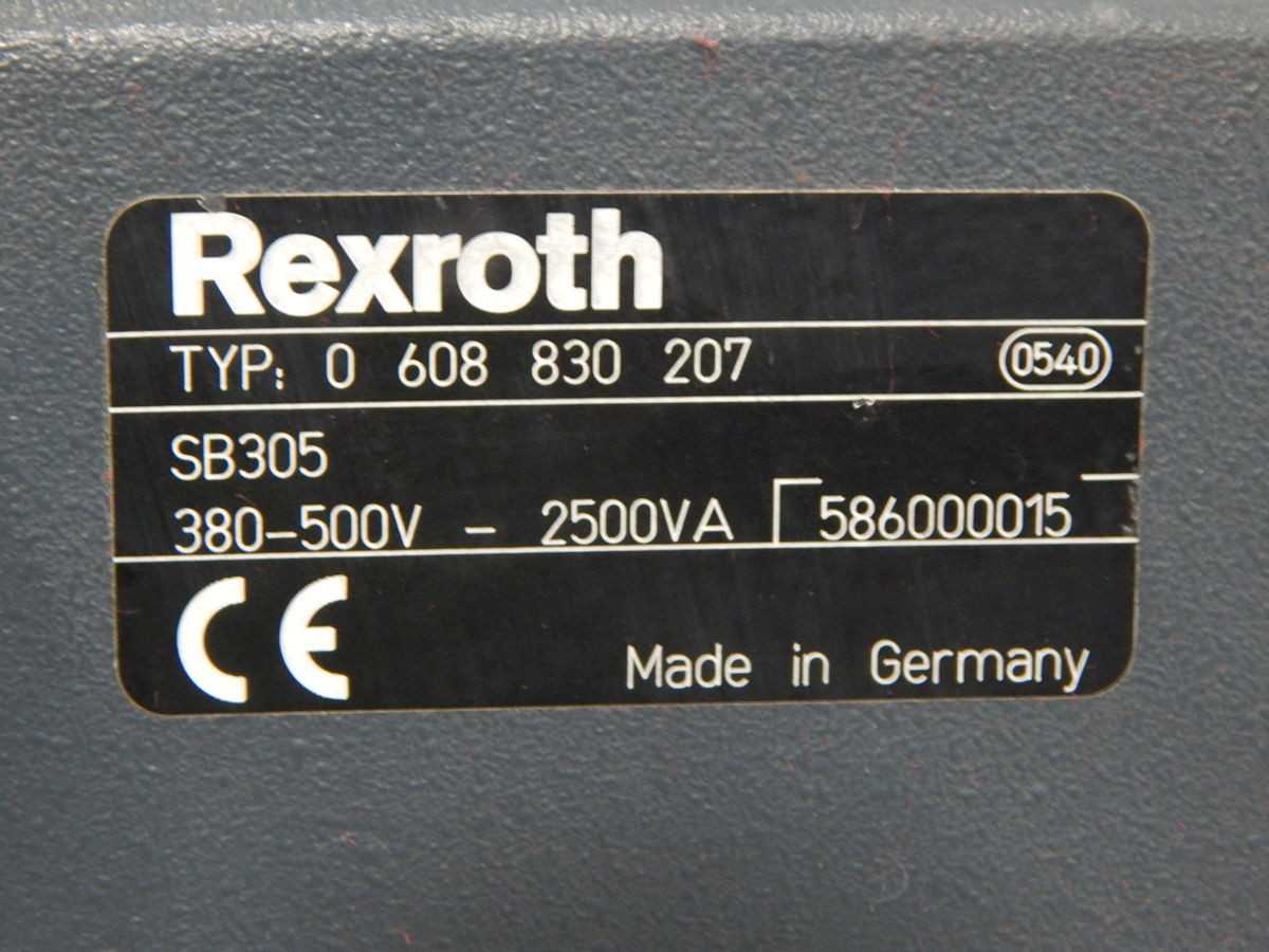 REXROTH 0 608 820 095, 0 608 701 016 SERVO CTRL, 380-500V AC, 480V AC NOM, 3PH, 2500 VA - AUTOMATION & CONTROLS