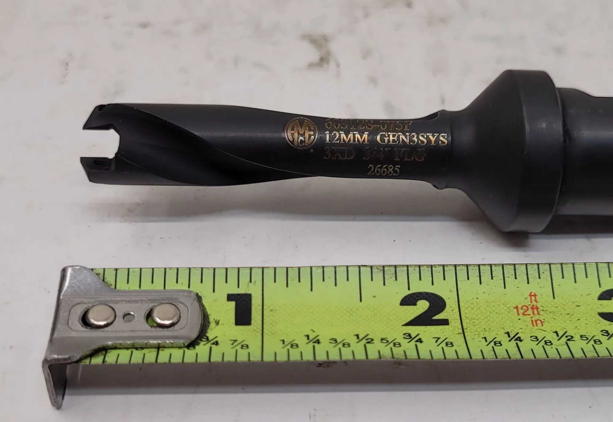 ALLIED MACHINE & ENGINEERING 60312S-075F INDEXABLE SPADE DRILL - MACHINING TOOLING & PARTS