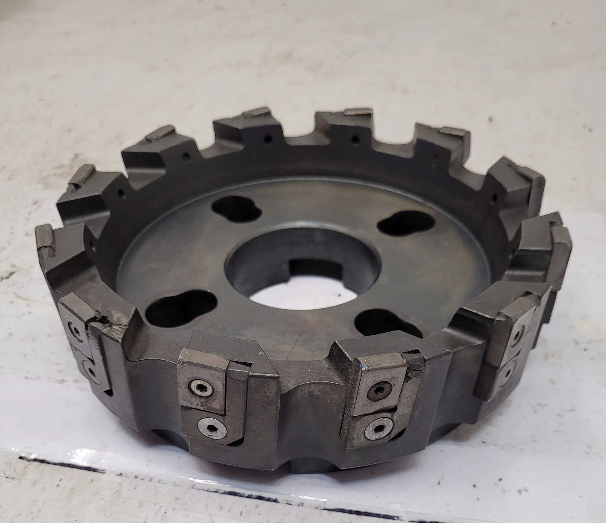 INGERSOLL CUTTING TOOLS 6K2K08L05 MAX-I-CUT 8" FACE MILL, 12 INSERTS - MACHINING TOOLING & PARTS