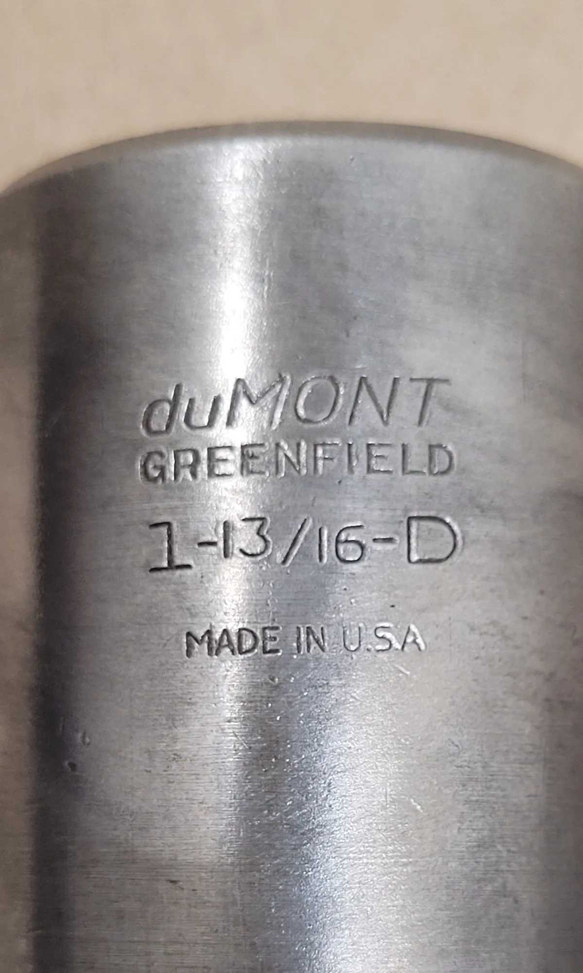 DUMONT KEYSEATER BROACH BUSHING, 1-13/16-D, 9/16” SLOT SIZE, 1-13/16” OVERALL DIAMETER - MACHINING TOOLING & PARTS