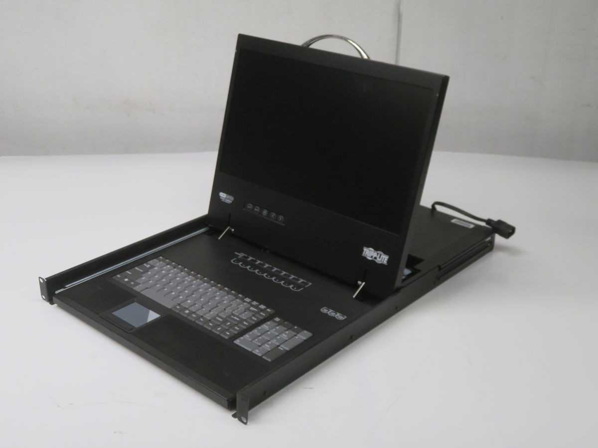 TRIPP-LITE B040-008-19 NETCONTROLLER 8-PORT 1U RACK-MOUNT KVM CONSOLE T267654 - ELECTRICAL EQUIPMENT