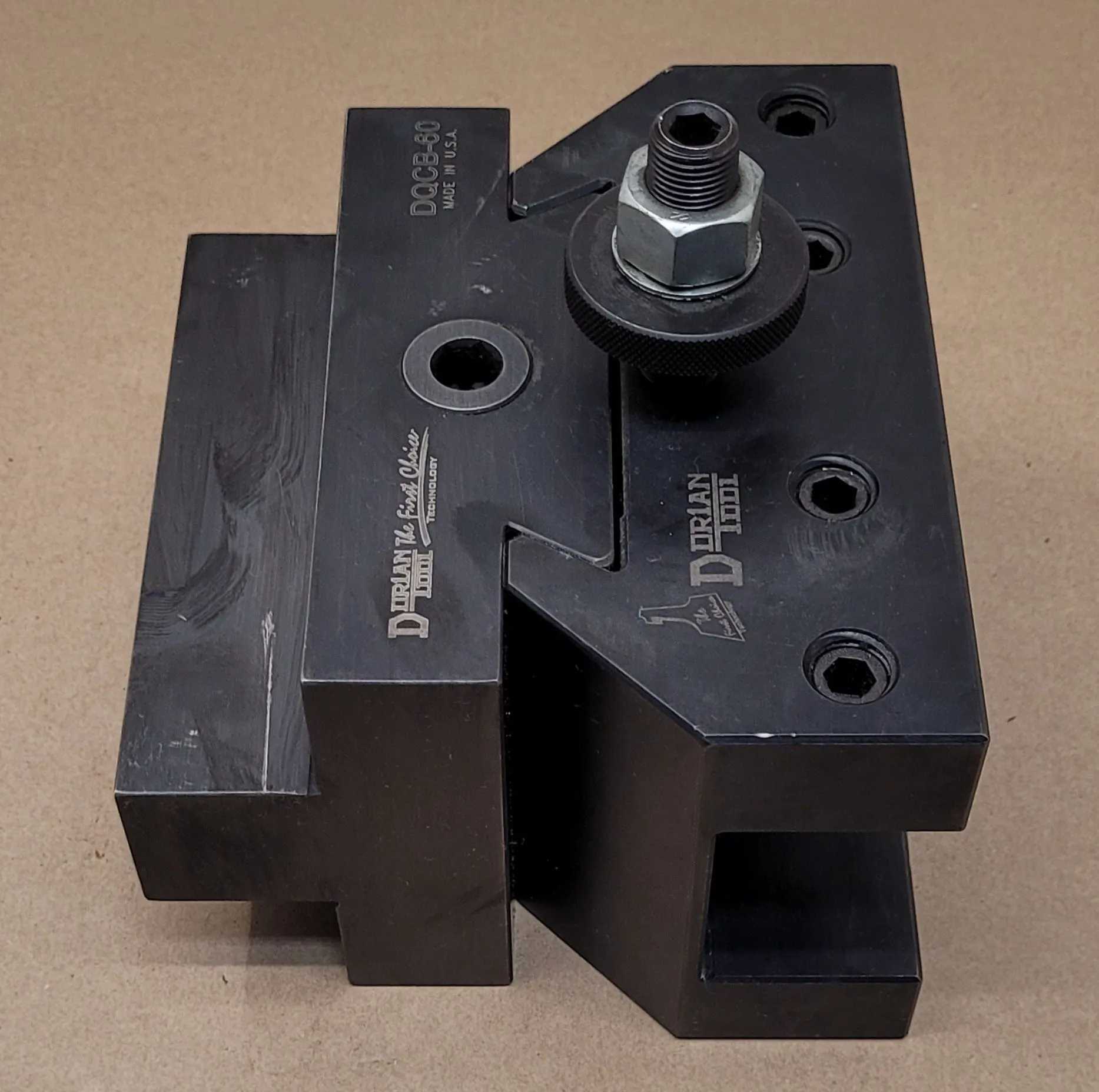 DORIAN TOOL QITP60N-1-200 QUICK CHANGE TOOLHOLDER W/ DQCB-60 BORING BAR HOLDER - MACHINING ACCESSORIES & TOOLING