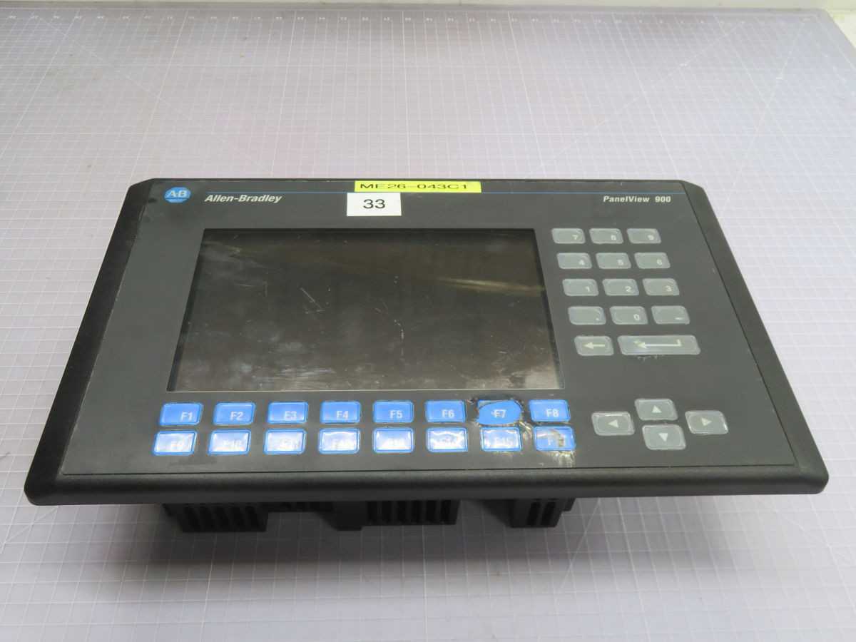 ALLEN BRADLEY, 2711-K9A2X, HMI, 9-INCH LCD, KEYPAD, DH+, NEMA 4X, IP65, 100-240 VAC - OPERATOR INTERFACE PANELS