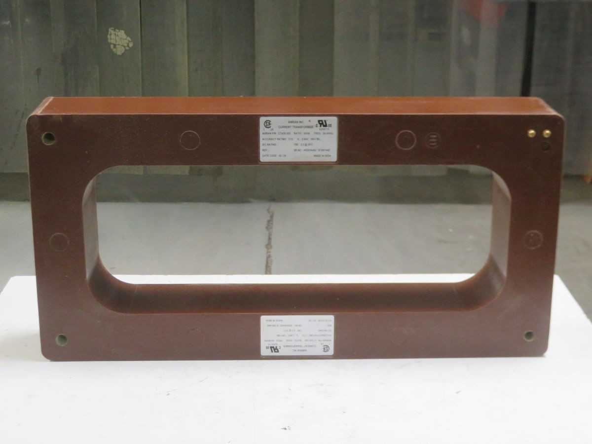 AMRAN CT428-500 CURRENT TRANSFORMER 50/5A 50-400 HZ T266036 - POWER TRANSFORMERS